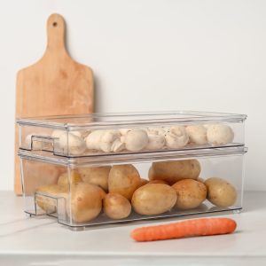 Container for storing food in the refrigerator