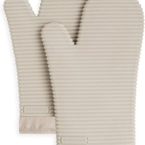 Silicone oven mitts Beige