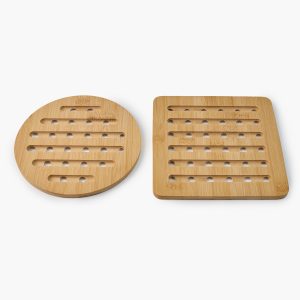 Bamboo stand for hot food